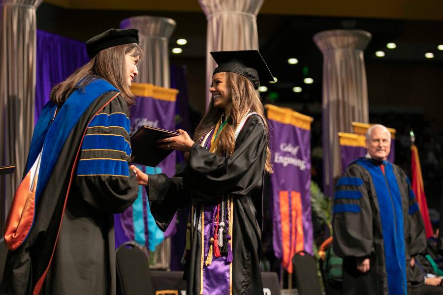 More than 450 degrees conferred at December commencement